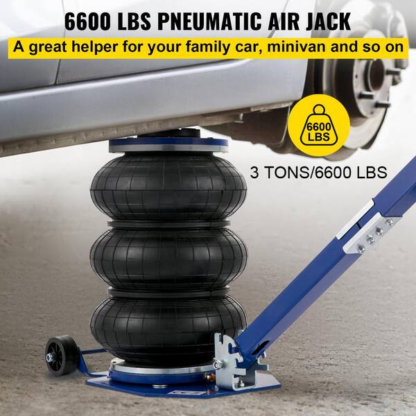 VEVOR Triple Bag Air Jack 6600 lbs. Air Bag Jack 3-5S Fast Lifting