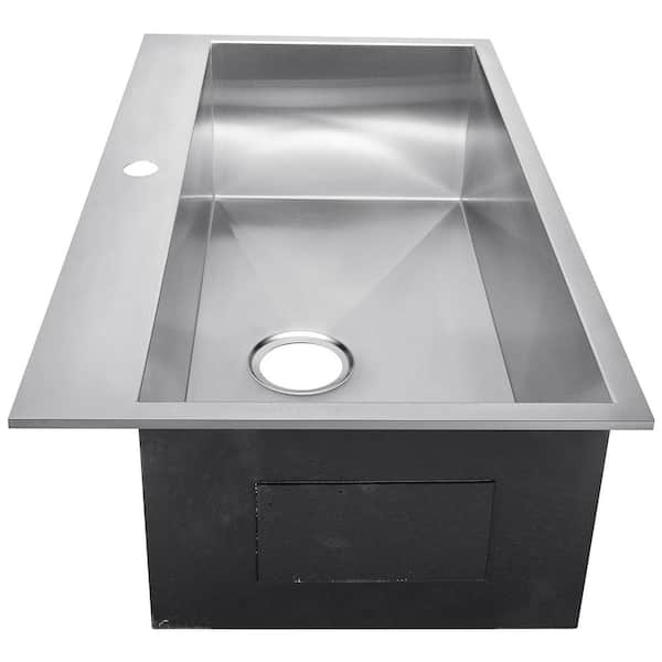 Golden Vantage Handmade Drop-in Stainless Steel 30 in. x 18 in. x 