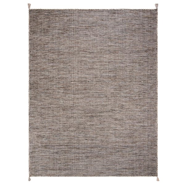 SAFAVIEH Montauk Beige/Black 8 ft. x 10 ft. Border Area Rug MTK150B-8 ...