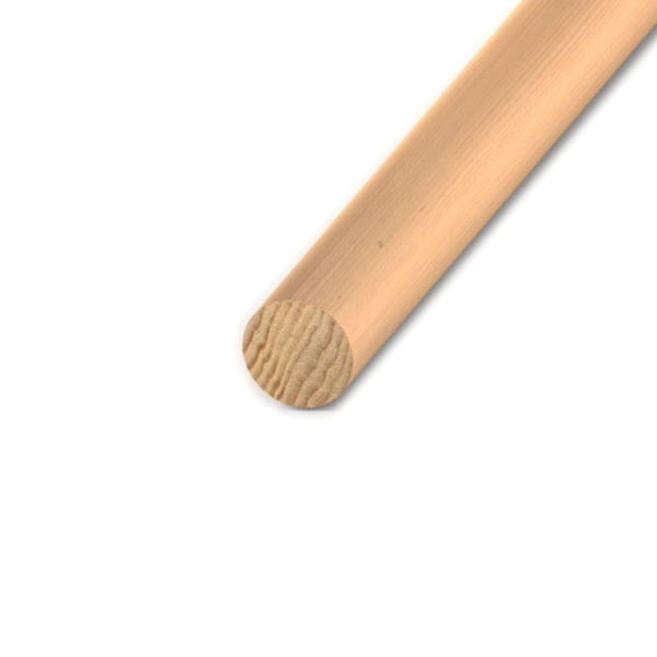 3/8 in. x 48 in. Raw Wood Round Dowel HDDH3848 - The Home Depot