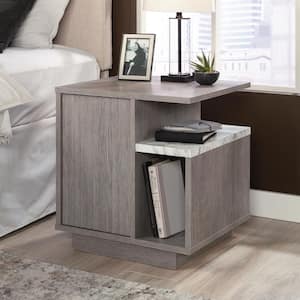 East Rock 1-Door Ashen Oak Nightstand 22.362 in. x 21.181 in. x 19.449 in.