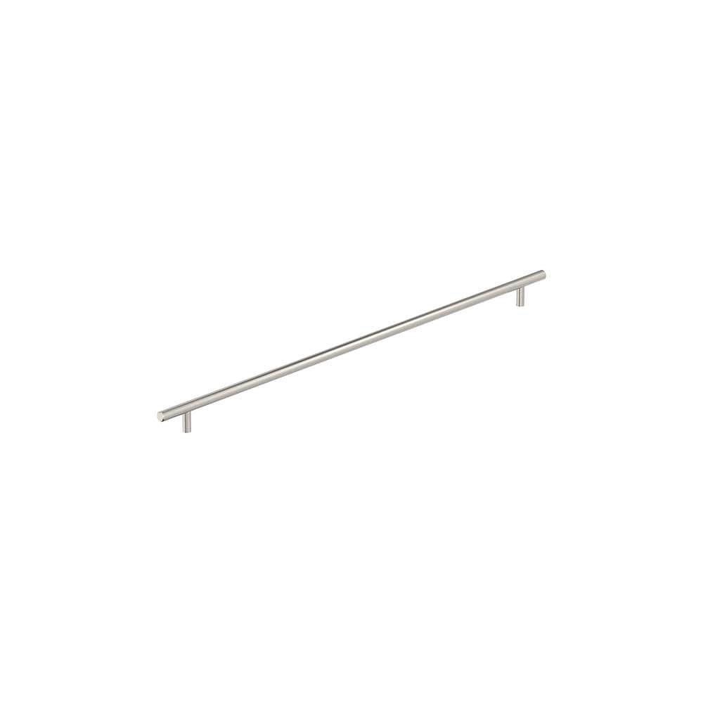 Bar Pulls 21-7/16 in. (544mm) Center-to-Center Satin Nickel Bar Cabinet Pull price history on PriceWatchPro