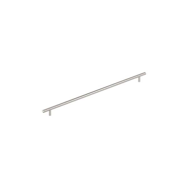 Amerock Bar Pulls 21-7/16 in. (544mm) Center-to-Center Satin Nickel Bar Cabinet Pull