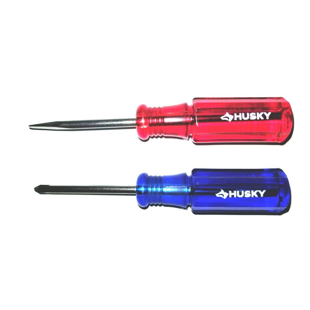 Husky Micro Screwdriver Set (2Piece) 20210018 The Home Depot