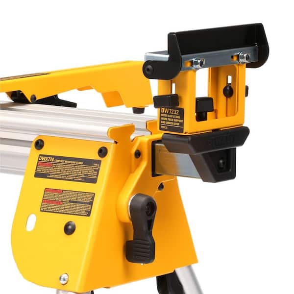 DEWALT - 15 Amp Corded 12 in. Double Bevel Sliding Compound Miter Saw Kit with Compact Miter Saw Stand with 500 lbs. Capacity