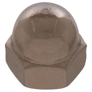 3/8 in. x 16 in. Stainless-Steel Acorn Nut (3-Pack)