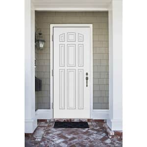 Element Series 9-Panel White Primed Steel Prehung Front Door