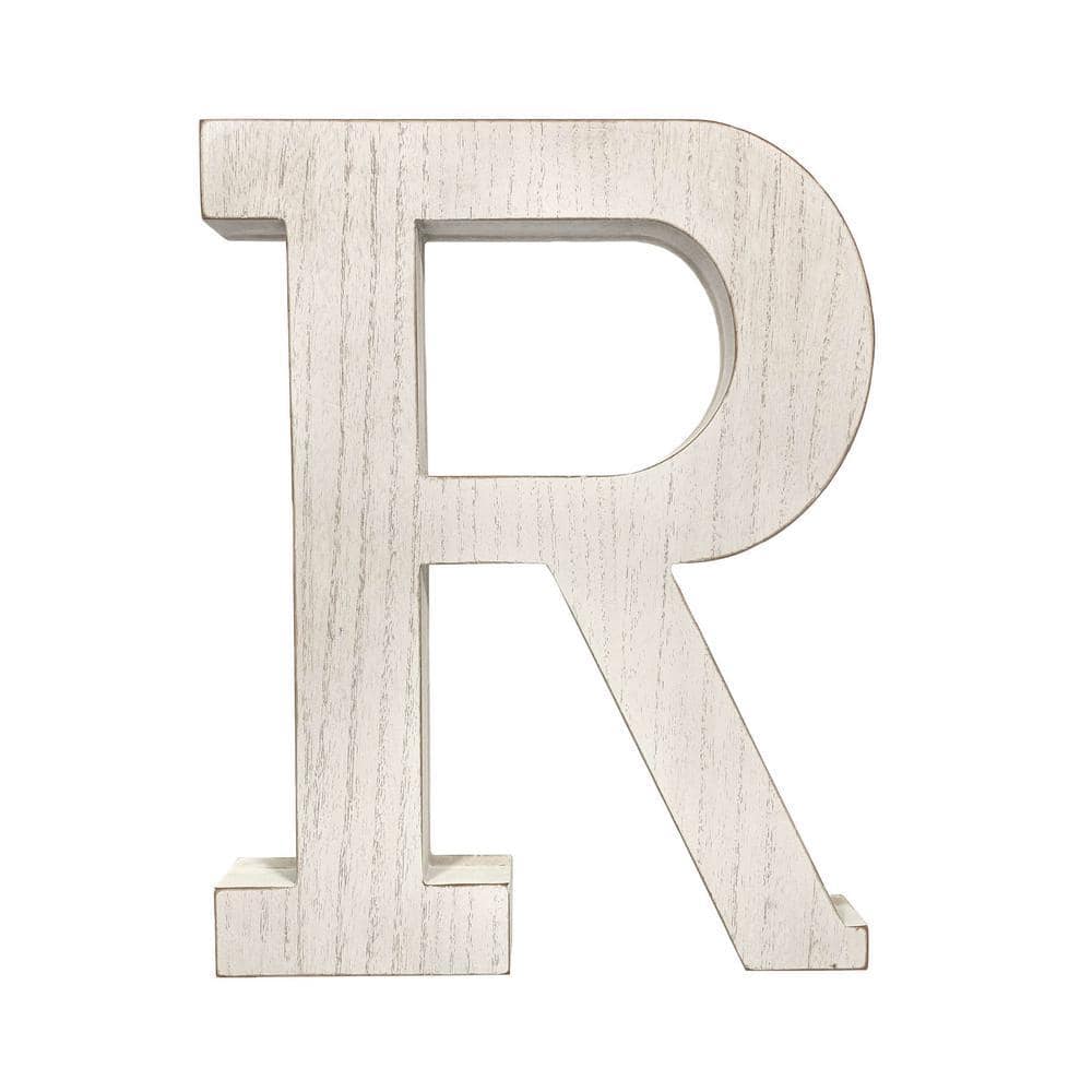 BarnwoodUSA Large 15.75 in. Tall Distressed White Wash Decorative ...