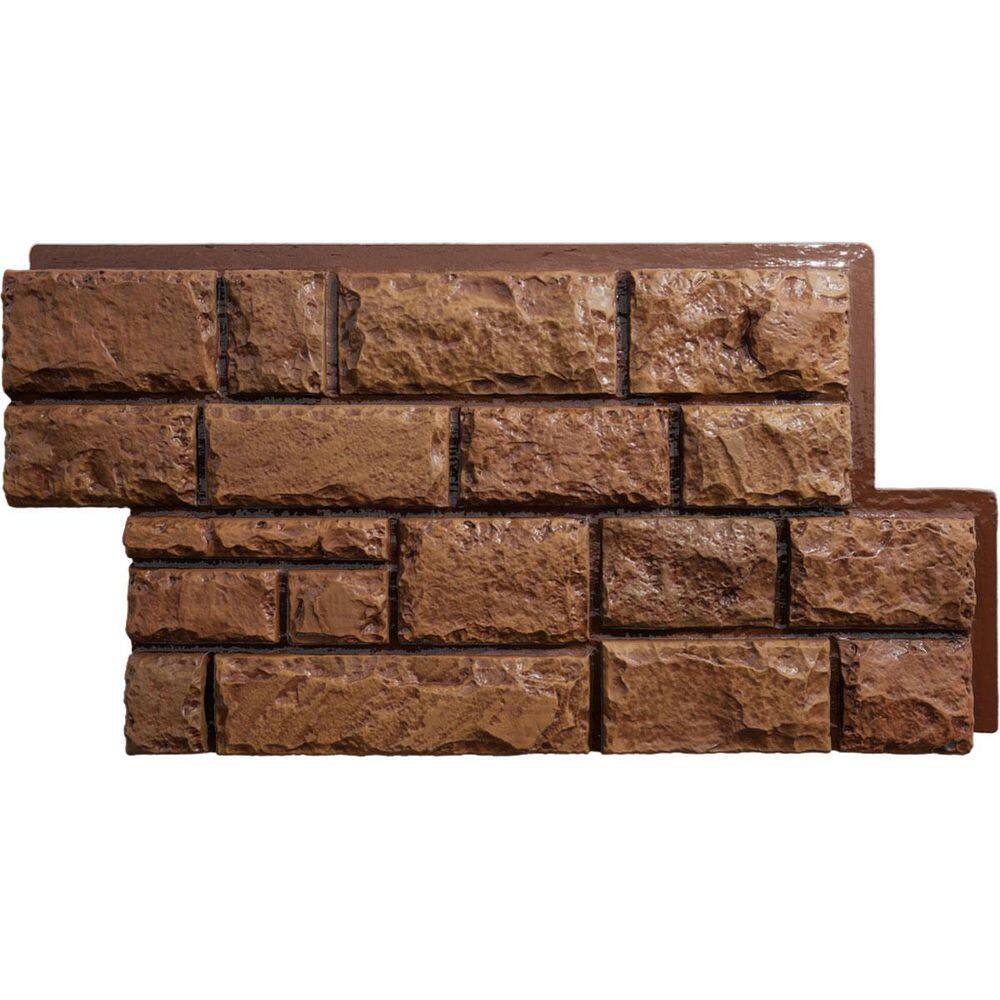 "EverStone Regal Faux Stone Panel, 47 3/4""W x 24 3/4""H x 1 3/4""D, Copper Color" price history on PriceWatchPro