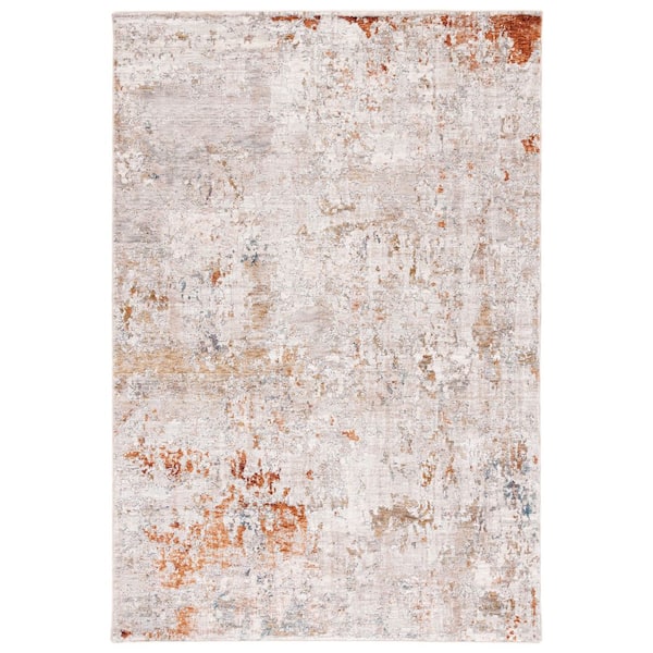 Limitee 8 ft. x 10 ft. Beige/Beige Abstract Marle Area Rug