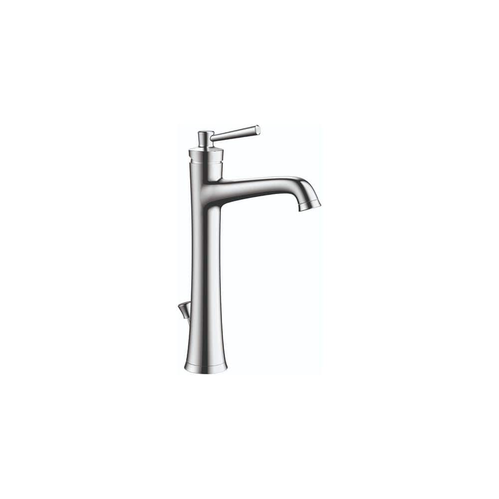 Joleena Transitional Chrome Single-Hole Bathroom Faucet