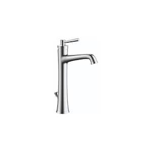 Joleena Single Handle Single Hole Bathroom Faucet in Chrome