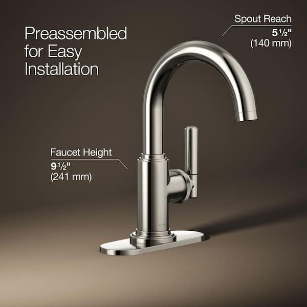 KOHLER Torrington Single Handle Single Hole Bathroom Faucet in