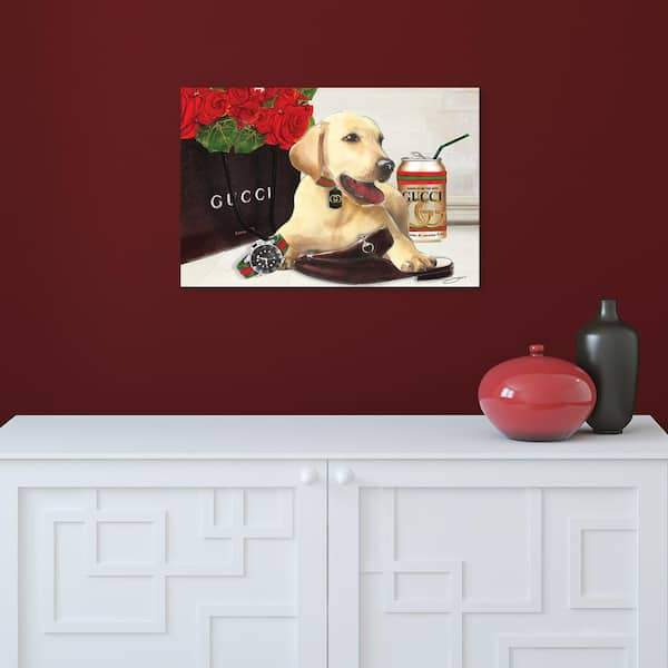 Empire Art Direct Labrador Retriever Black and White Pet Paintings on  Printed Glass Encased with a Gunmetal Anodized Frame AAGB-JP1037-2418 - The  Home Depot