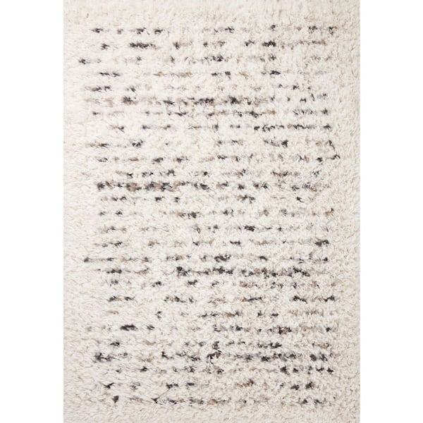 Angela Rose Amira 6 ft. 7 in. x 9 ft. 6 in. Ivory / Multi Shag Area Rug