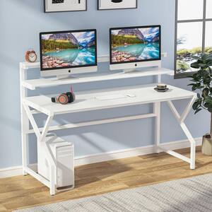 Details about   55" Computer Desk PC Laptop Writing Table Workstation Home Office Furniture TK88 