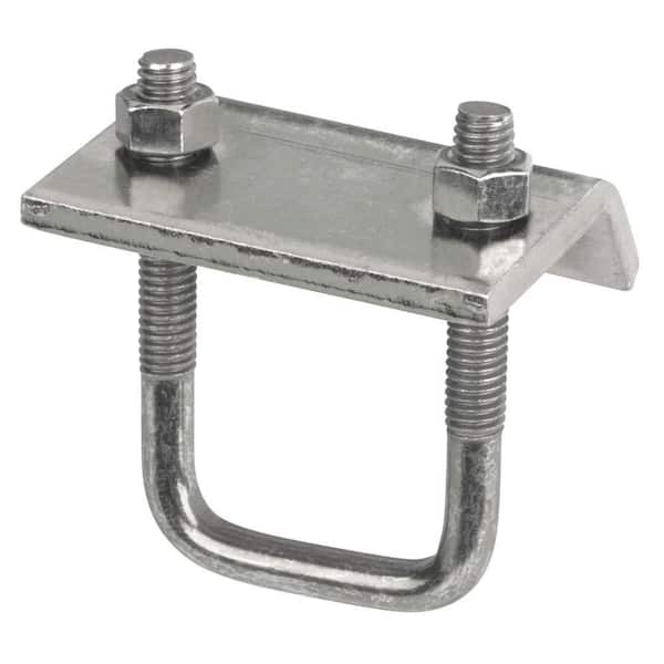 Superstrut Channel to Beam Strut Clamp with U-Bolt - Silver