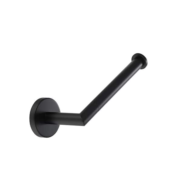 Arcadia 6.8 in. Wall Mounted Toilet Paper Holder Matte Black