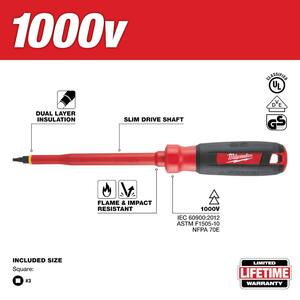 9-in-1 Square Drive Ratcheting Multi-Bit Screwdriver
