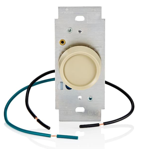 5-Amp Single Pole Full Range Electro-Mechanical Rotary Fan Speed Control, Ivory 6616-1XI