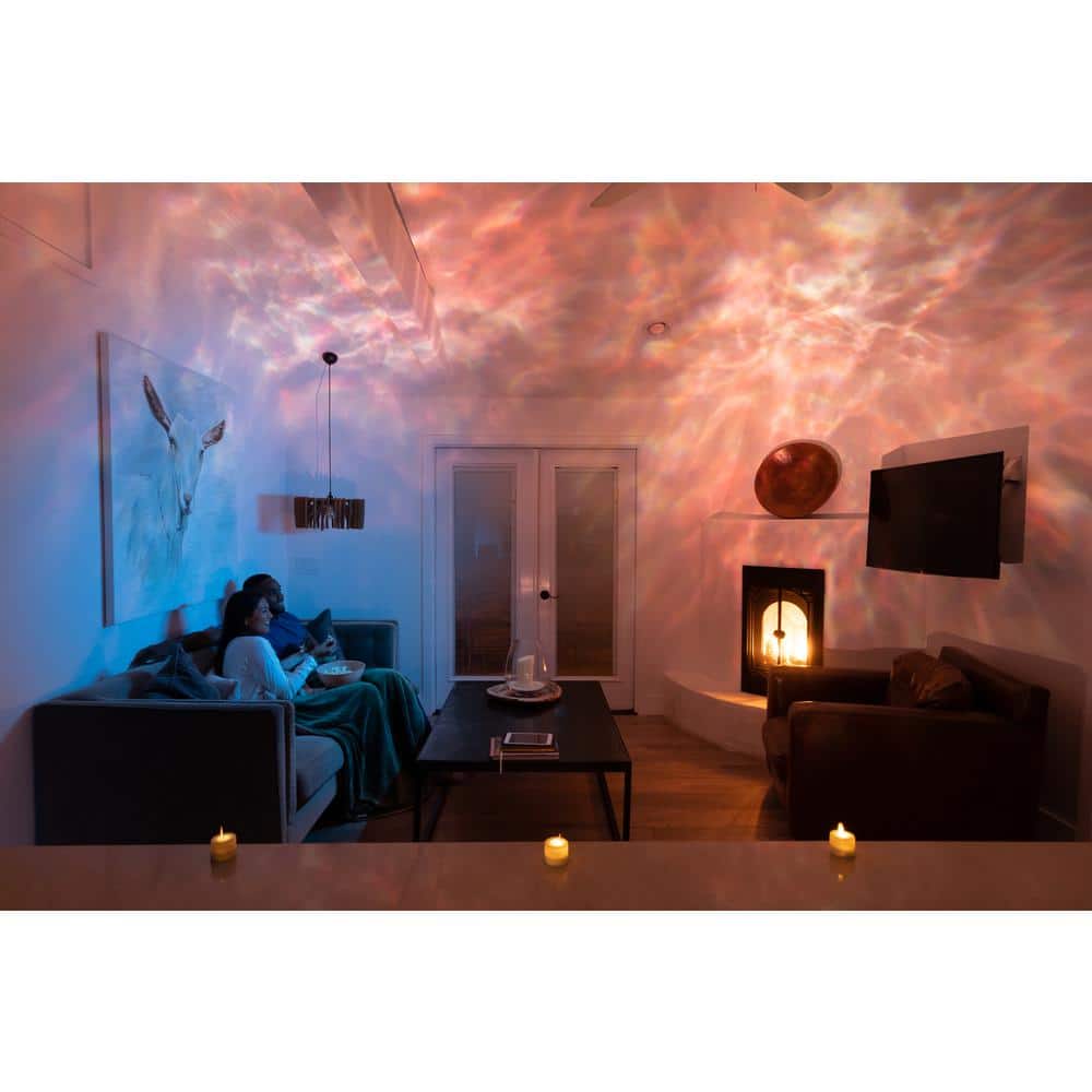 Sky Lite Evolve White LED Galaxy Projector with Blue Stars
