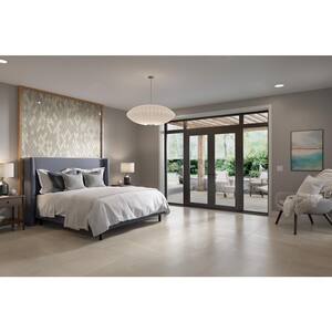 Porto II Ivory 31.5 in. x 31.5 in. Matte Concrete Look Porcelain Floor and Wall Tile (13.778 sq. ft./Case)