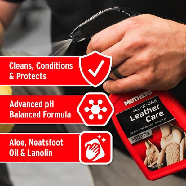 Reviews for MOTHERS 12 oz. All-In-One Leather Care Spray | Pg 1