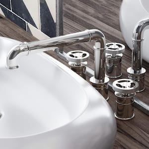 Avallon 8 in. Widespread 2-Handle Bathroom Faucet in Chrome