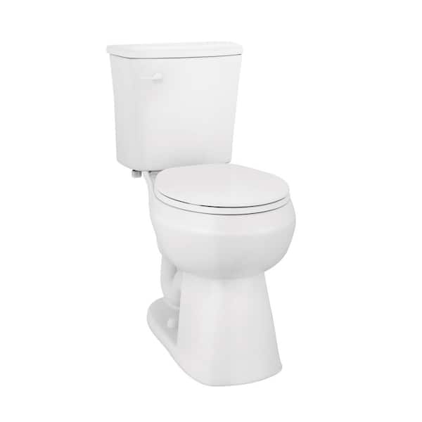 Niagara Stealth Shadow 2-piece 0.80 GPF Single Flush Round Front Toilet in. White, Seat Not Included