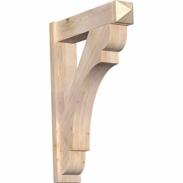 Ekena Millwork 8 in. x 44 in. x 32 in. Douglas Fir Olympic Arts and Crafts Smooth Outlooker