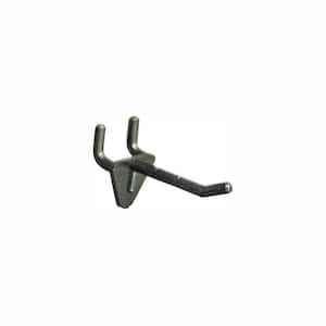 Azar Displays 1 in. Black Glass Filled Nylon Hook (50-Pack) 800071