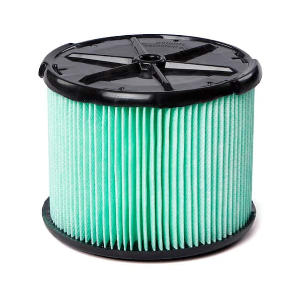 Genuine HEPA Material Pleated Shop Vacuum Filter Replacement for Most 3-4.5 Gal. RIDGID Wet Dry Vacs (1-Pack) VF3600