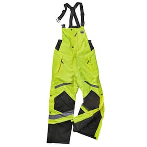 GloWear 5XL Lime Class E Insulated Bib Overall