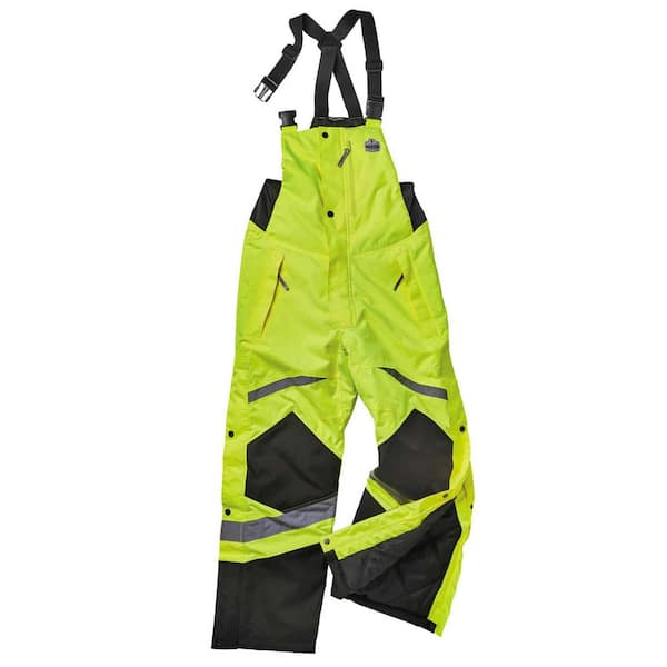 GloWear 5XL Lime Class E Insulated Bib Overall