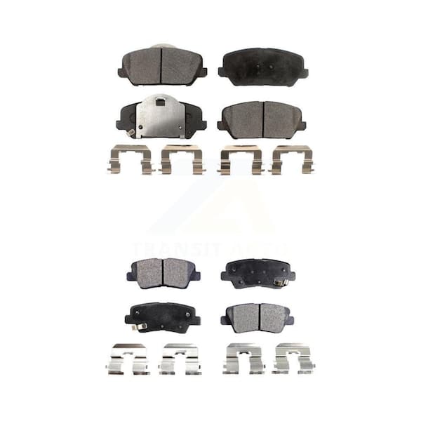 TEC Front Rear Ceramic Brake Pads Kit For Kia Forte Forte5 Koup KTC-100294