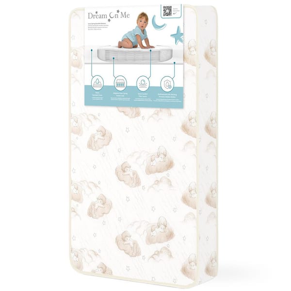 3 in. Spring Coil Portable Mini Crib Mattress