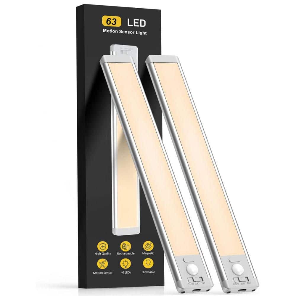 2-Watt LED Lamp, Under Cabinet Lights with Motion Sensor Light, Magnetic Dimmable Closet Lights, 2 Pack price history on PriceWatchPro