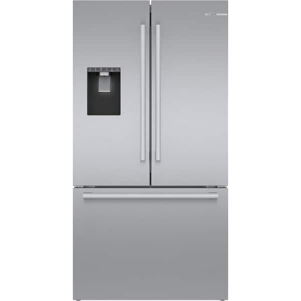 500 Series 36 in. 21.6 cu. ft. Smart Counter Depth French Door Refrigerator, Stainless Steel, External Water and Ice