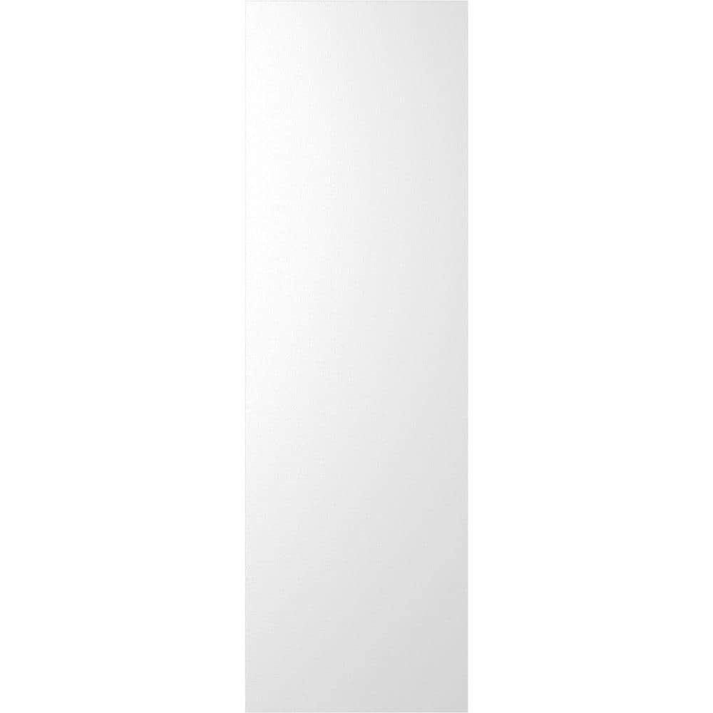 12"W x 30"H White PVC Herringbone Board and Batten Shutters