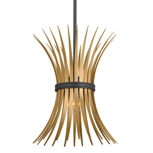 Kichler Baile 9-Light Black Farmhouse Chandelier