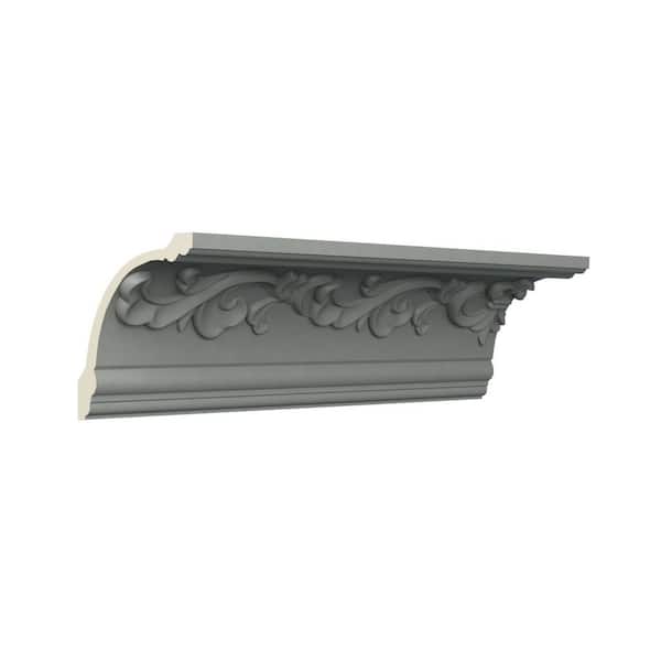 Ekena Millwork Noelle 7 in. D x 10 in. W x 96 in. L Polyurethane Crown Moulding