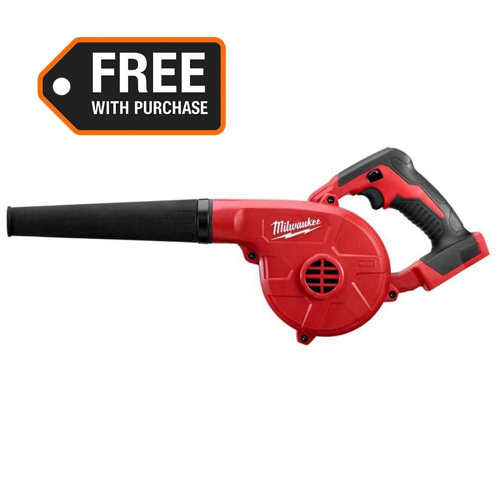 Milwaukee M18 18V Lithium-Ion Cordless Compact Blower (Tool-Only) 0884-20