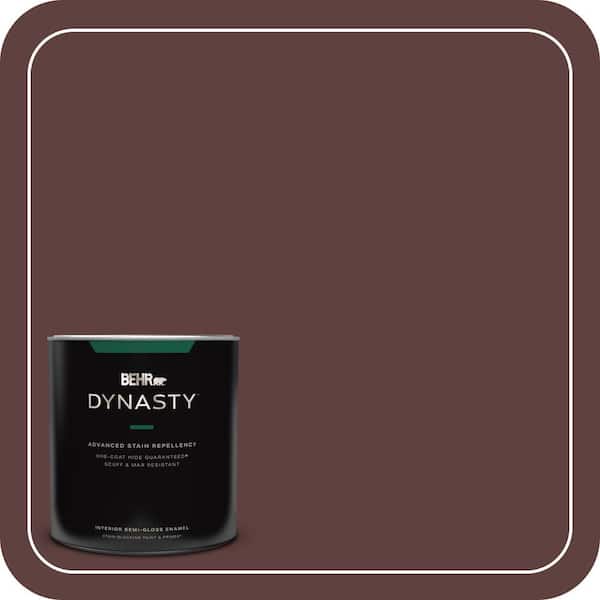 BEHR DYNASTY 1 qt. #BXC-21 Chicory Root Semi-Gloss Enamel Interior Stain-Blocking Paint and Primer