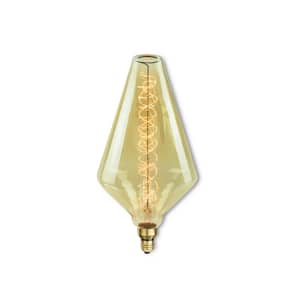 60-Watt Diamond Incadescent Medium Base (E26) Grand Filament Light Bulb Nostalgic 2200k (1-Pack)