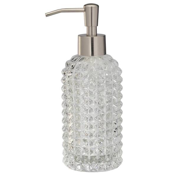 Creative Bath Deco Glass Soap Lotion Dispenser in Clear