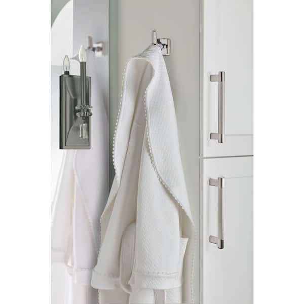 Bronx Single Robe Hook in Polished Nickel