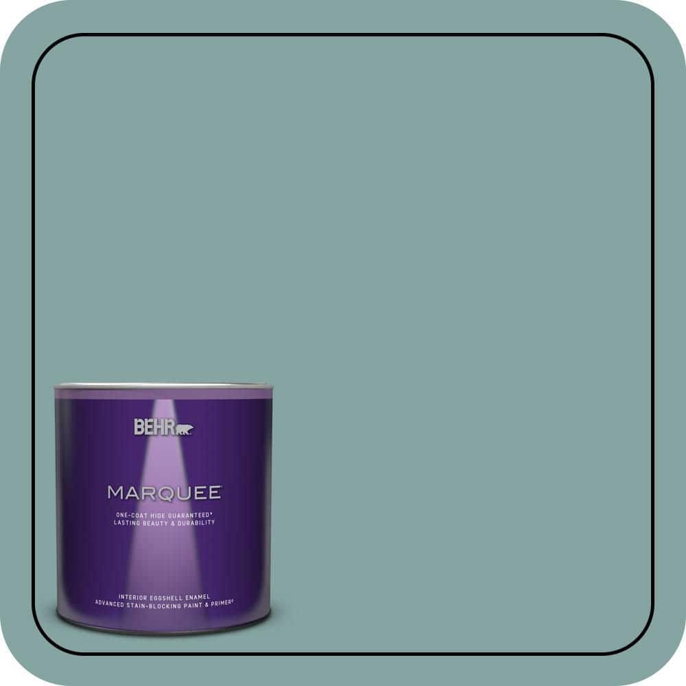 1 qt. #PPU13-08 Venus Teal One-Coat Hide Eggshell Enamel Interior Paint & Primer price history on PriceWatchPro