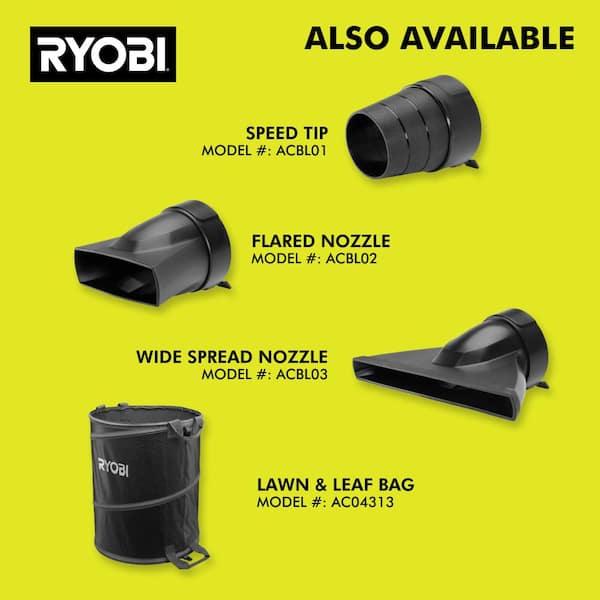 RYOBI - 40V HP Brushless Whisper Series 190 MPH 730 CFM Cordless Battery Jet Fan Leaf Blower with (2) 4.0 Ah Batteries & Charger