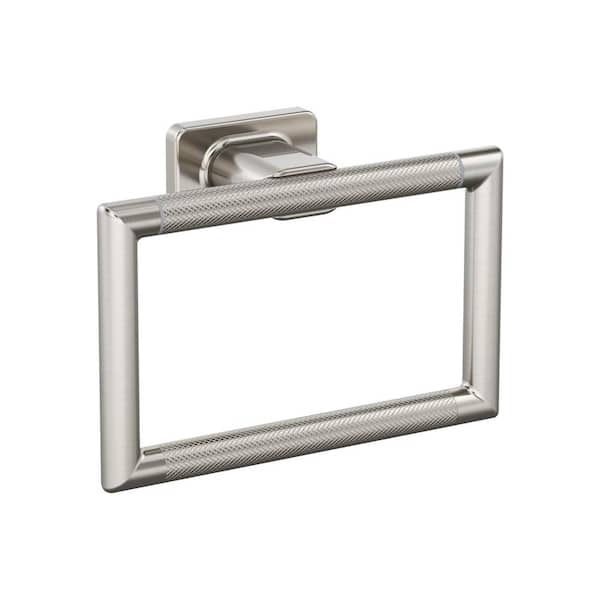 Amerock Bronx Wall Mounted Towel Ring in Brushed Nickel
