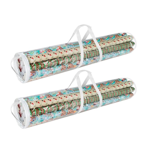 Elf Stor Wrapping Paper and Gift Wrap Storage Bag for 40 in. Rolls (2-Pack)